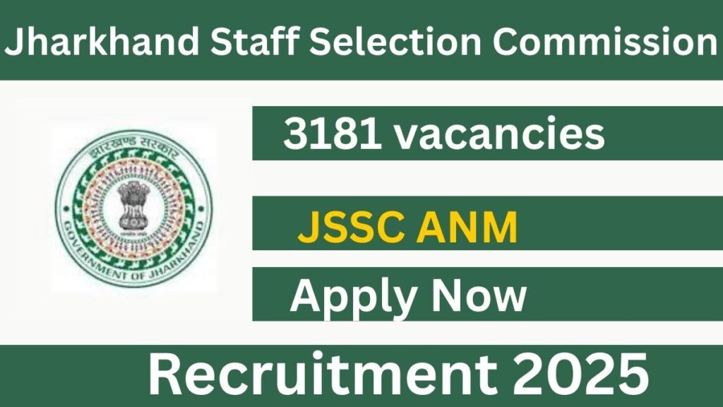 JSSC ANM Recruitment 2025