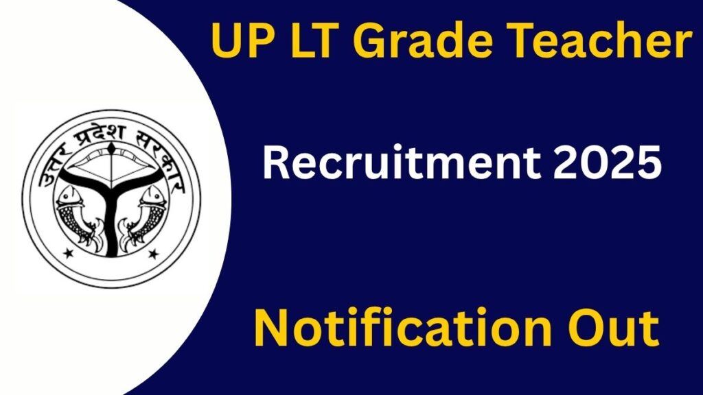 UP LT Grade Teacher Recruitment 2025