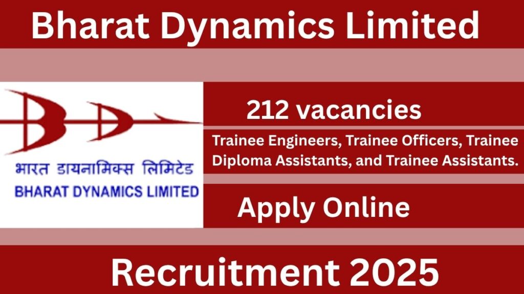 BDL Trainee Recruitment 2025