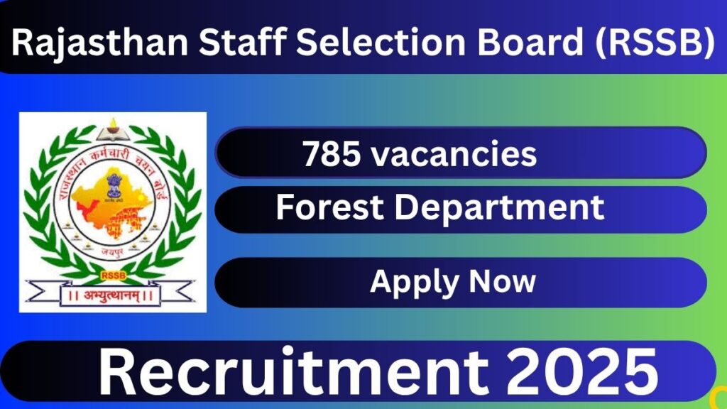 RSSB Forest Department Recruitment 2025
