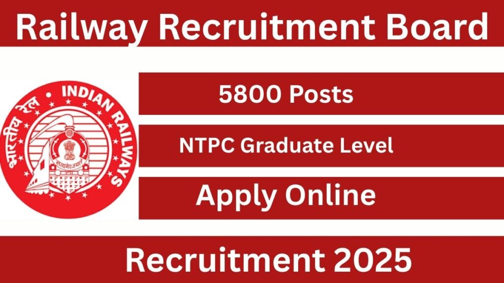Railway RRB NTPC Graduate Recruitment 2025