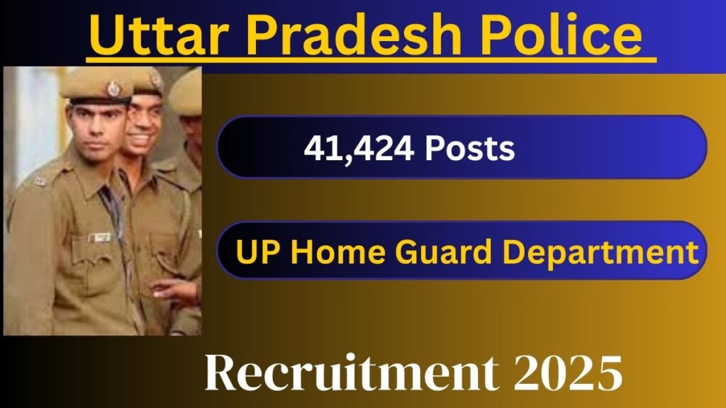 UP Home Guard Recruitment 2025 – Apply Online for 41424 Posts